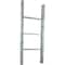 Ekena Millwork 19"W x 48"H x 3 1/2"D Vintage Farmhouse 3 Rung Ladder, Barnwood Decor Collection, Driftwood Blue DECR019X048X04LDRBU - alternate 1